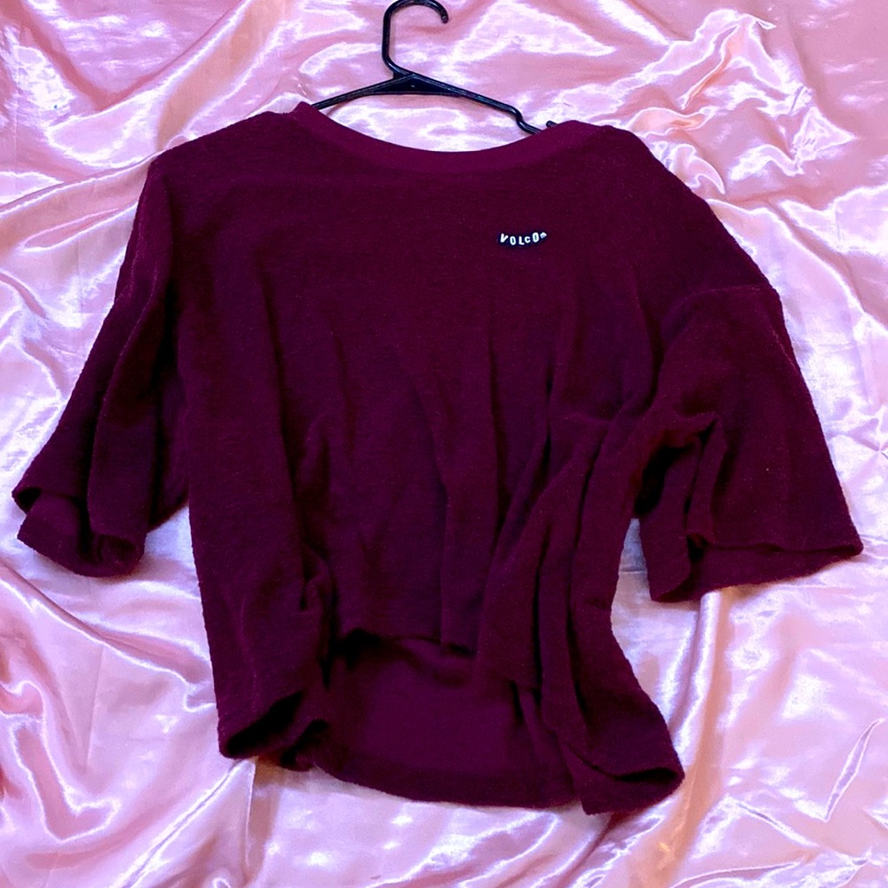 Burgundy Volcom T-shirt